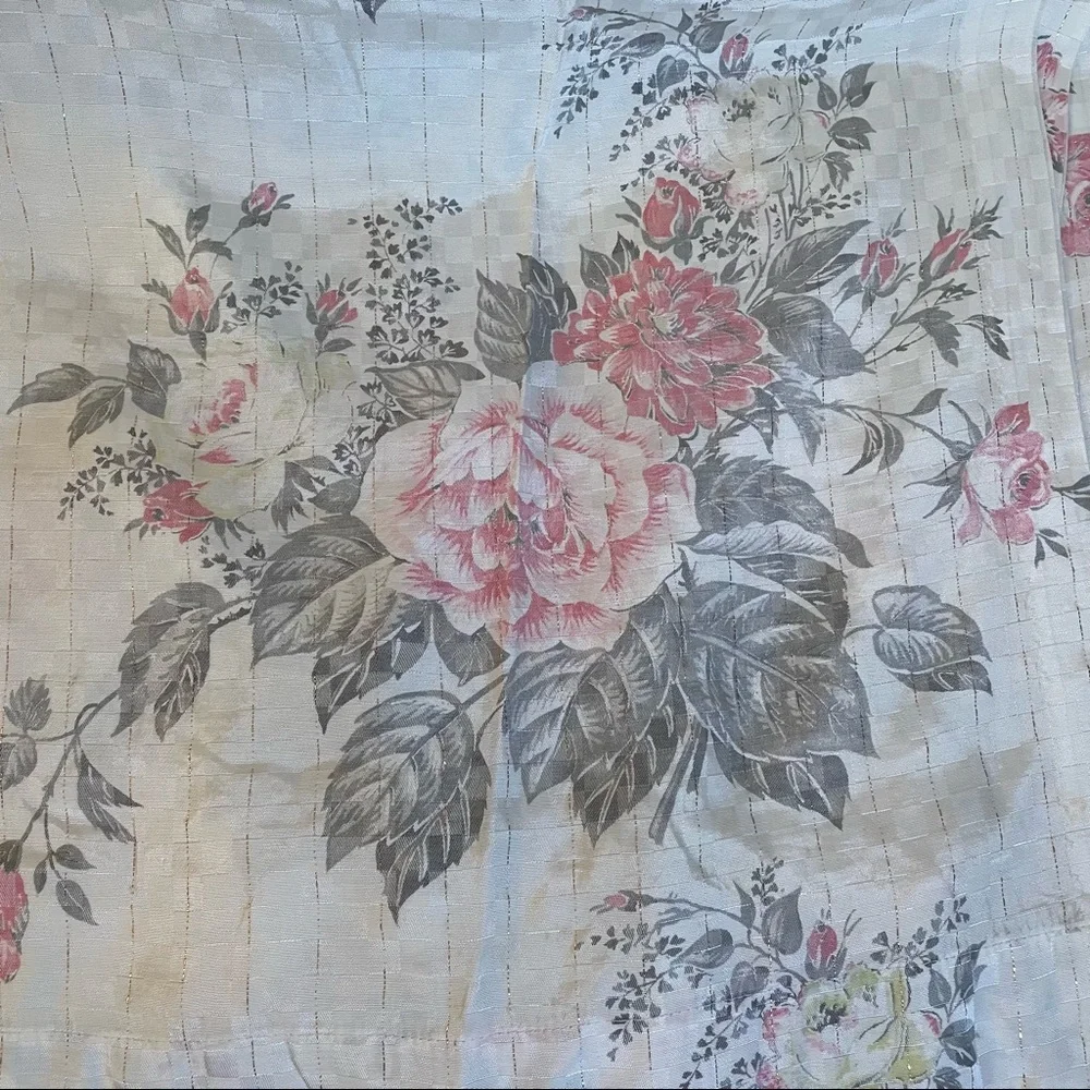 Vintage Handmade Pinch Pleated Drapes 84